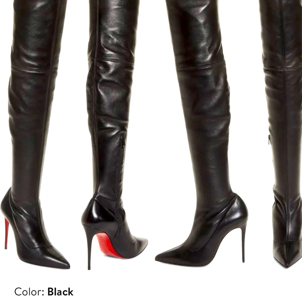 Kate Botta Alta 100 nappa stretch Louboutin boot
